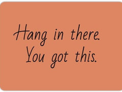 Wenskaart Hang in there