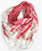 Shemagh (Keffiyeh) | Red & White