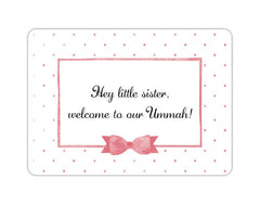 Wenskaart Welcome to our ummah (girls)