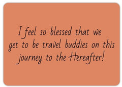wenskaart I feel so blessed....