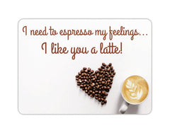 Wenskaart I need espresso