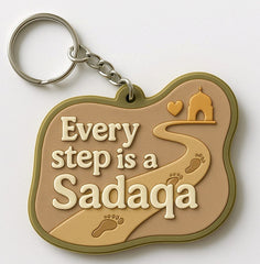 Sleutelhanger Every step is a Sadaqa